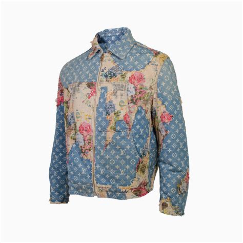 louis vuitton destroyed workwear denim jacket|Destroyed Workwear Denim Jacket .